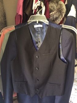 Calvin klein, chaps, volcom, dress shirts, vest, and suits