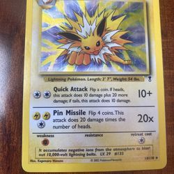 Pokemon Jolteon Legendary Collection 14/110 Vintage Holo Rare MP/HP ⚡️