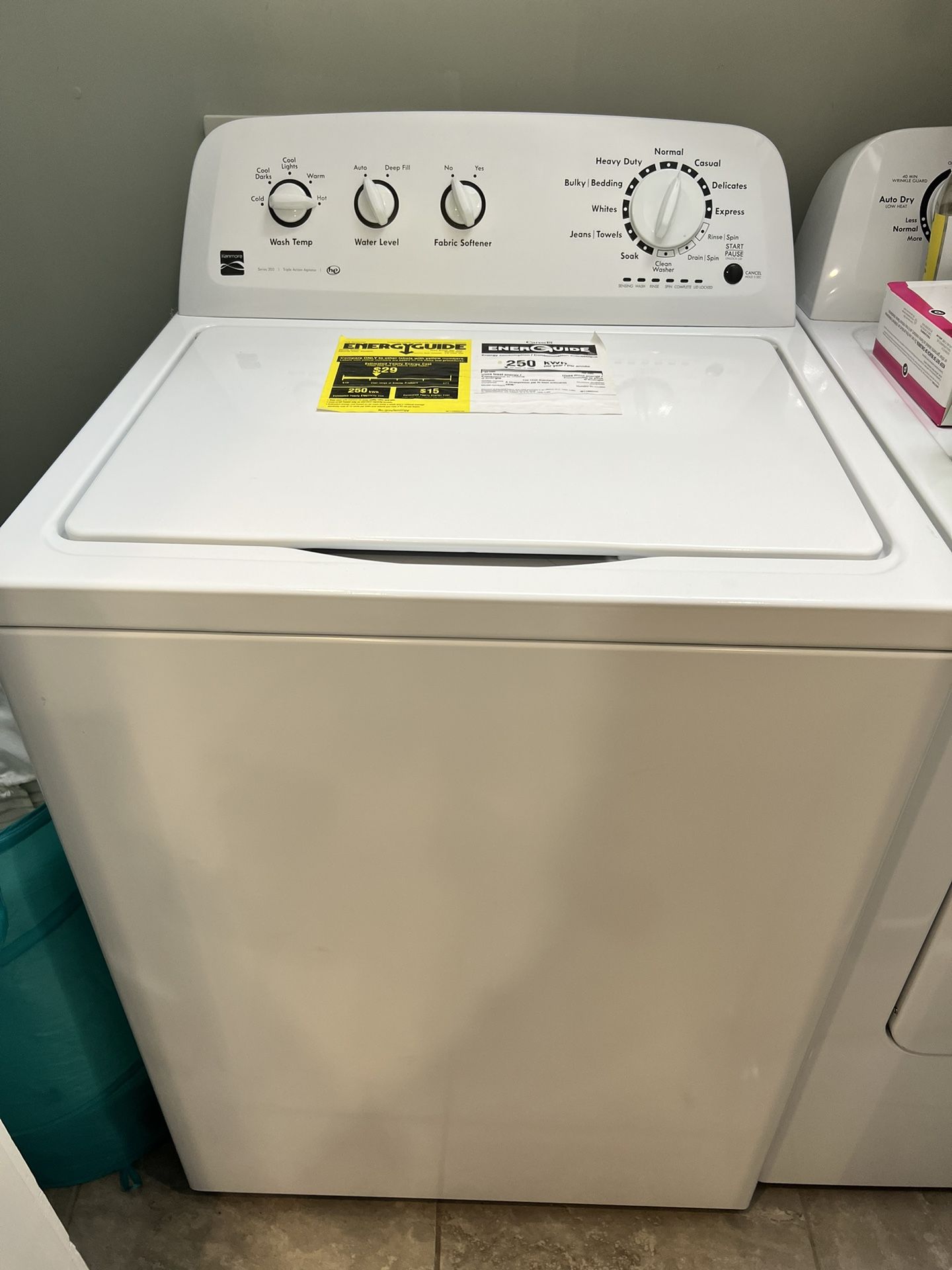 Kenmore series on sale 200 washer
