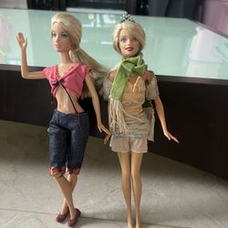 2 Barbie Dolls