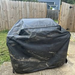 Gas Grill With Cover 