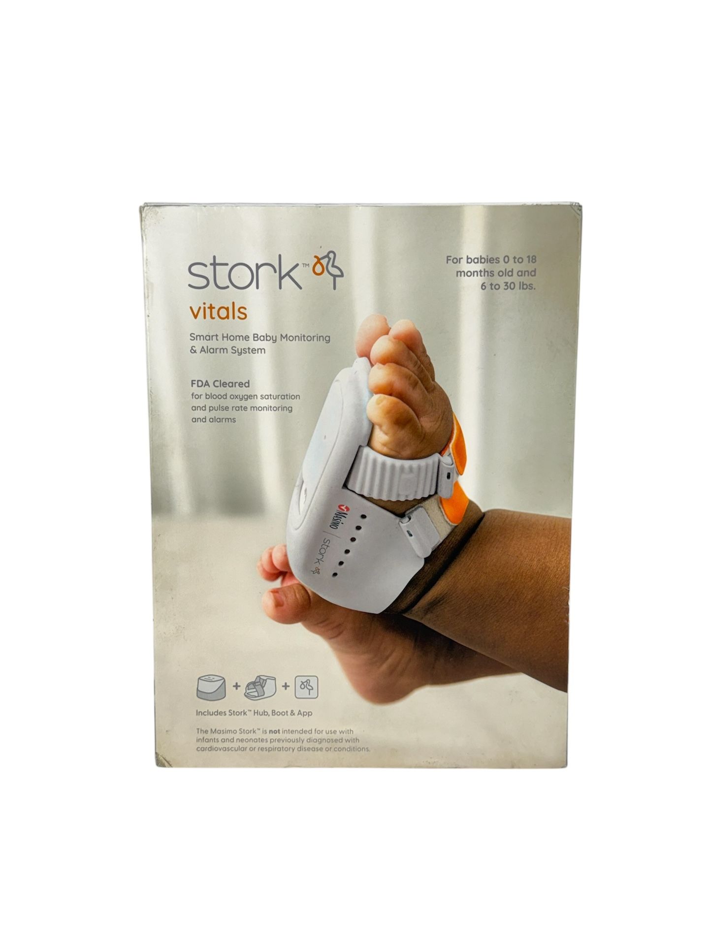 Masimo Stork Vitals Smart Home Baby Monitoring Alarm System w