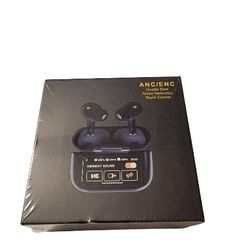 Black Wireless Earbuds with Charging Case