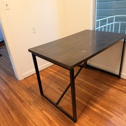 Free Sturdy Wooden & Metal Table 