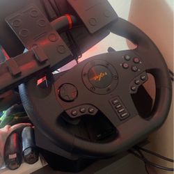 Steering Wheel And Pedals For PS4 