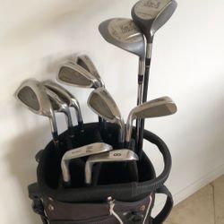 King Cobra Oversize Golf Set And Bag 3-SW Driver And 3 Wood Very Good Condition 