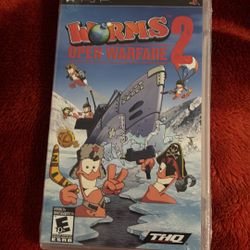Worms Open Warfare 2 for the Sony PSP sealed