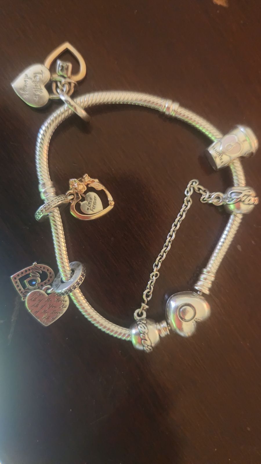 2 Pandora Braclets And Charms 