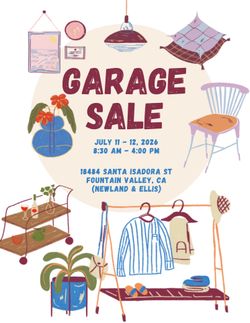 Block Garage Sale