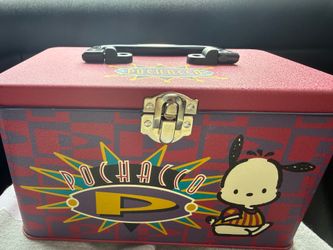 Rare Vintage pochacco tin lunch box