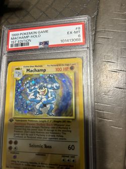 Machamp-holo 1st Edition