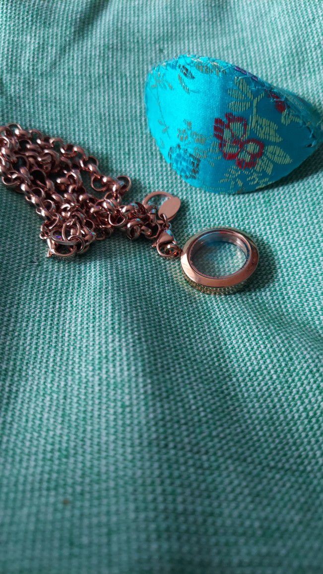 Necklace With Charm Holder