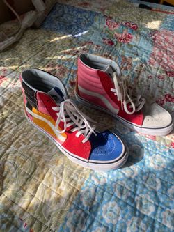 Vans Sk8-Hi Top Color Mix Multicolor Skate Shoes