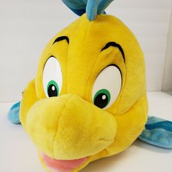 Disney The Little Mermaid Flounder Big Plush Doll For Sale 