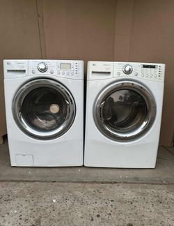 LG washer and gas dryer