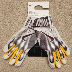 Nike Minnesota Golden Gophers Alpha Elite Batting Gloves - Men's Size: Large