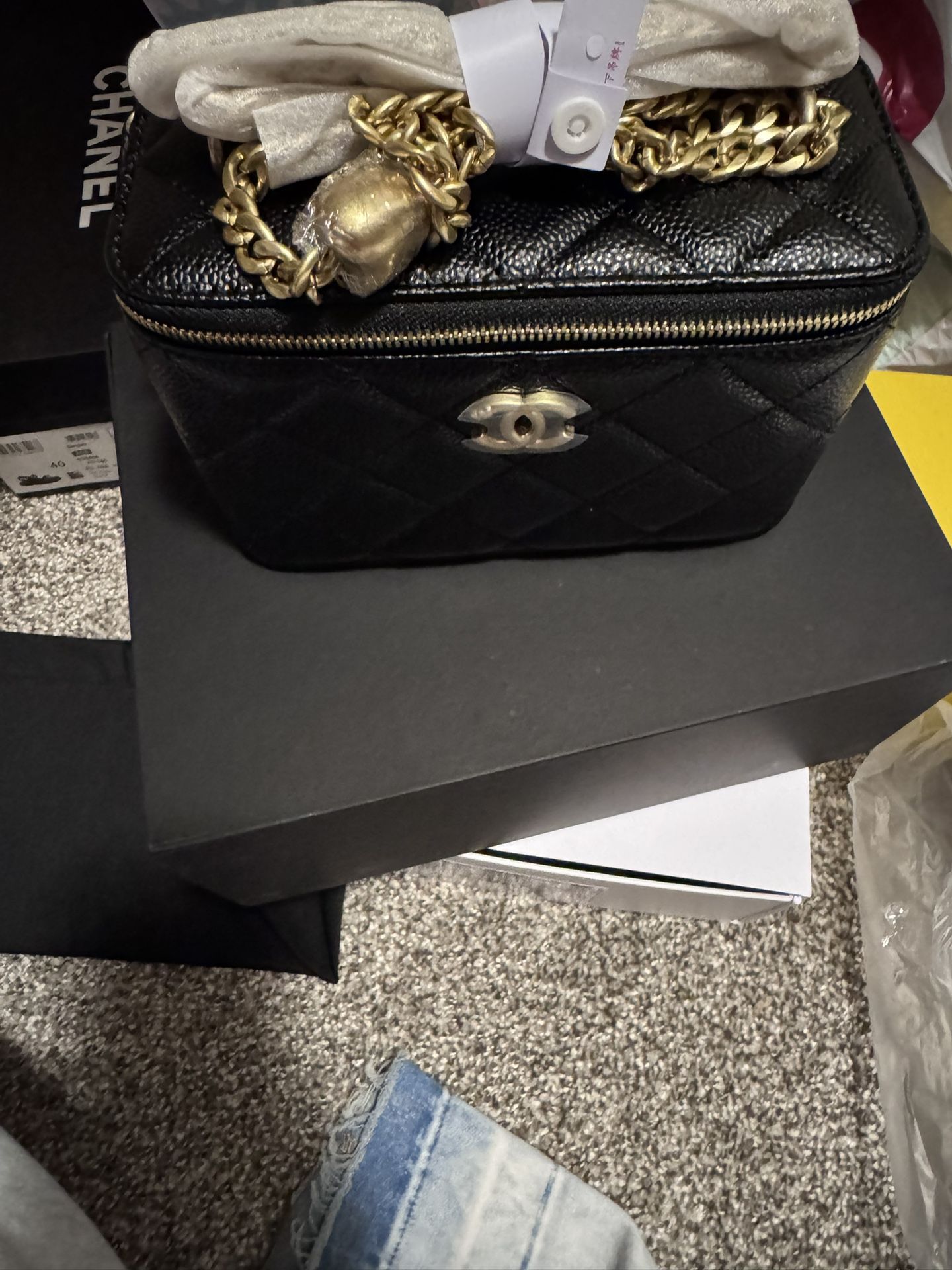 Black Purse Makeup Bag