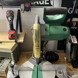 Hitachi Laser Compound Miter Saw Precision Woodworking Saw Speed Bench Grinder