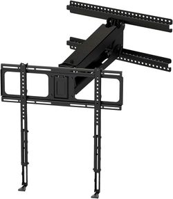MantelMount- MM340 Above Fireplace Pull Down TV Mount- Televisions 44" to 80" Up to 90 lbs - Safe Auto-Adjusting TV Mounts - Patented Motion Stops