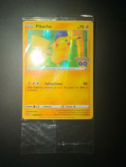 Pokemon card pikachu sealed Spanish