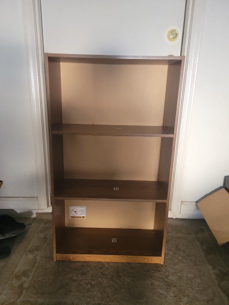 Brown Bookshelf