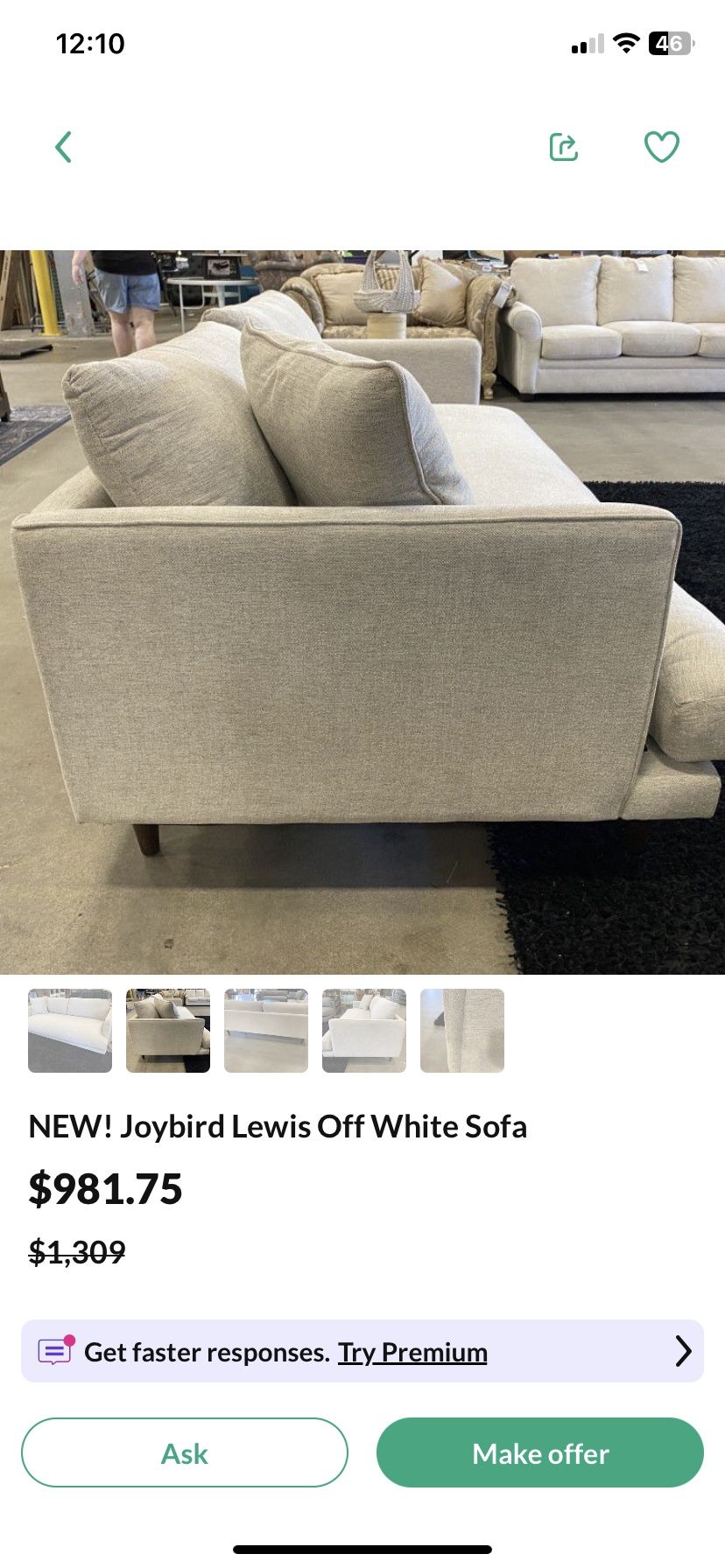 Joybird Lewis Sofa