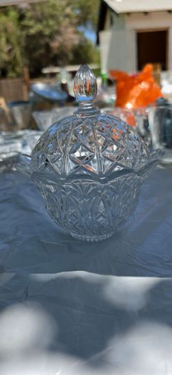 Crystal candy dish