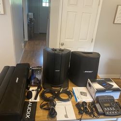 Bose L1 Compact Portable Line Array Bose T 1 Tone Match, OM5 Mic Extension Stand