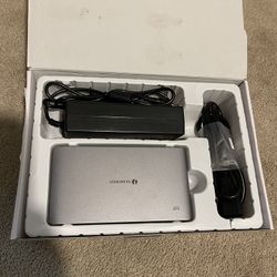 Monoprice Thunderbolt 3 Dual DisplayPort Docking Station with USB-C MFDP Support for non-Thunderbolt 3 Devices, with Thunderbolt 3 USB Type-C Cable (v