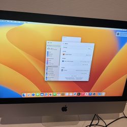 2017 imac retina 4k 21.5 i5 16gb 1tb hdd macos ventura  ,radeon pro555 2gb
