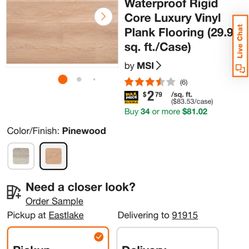 PINEWOOD 20mm 9in X 48in LVP 