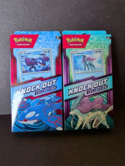 Pokemon Cards (2) Knock Out Collection Boxes -$25 For Both