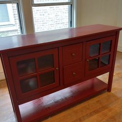 Burgundy Cabinet Furniture 53 X16 High 35