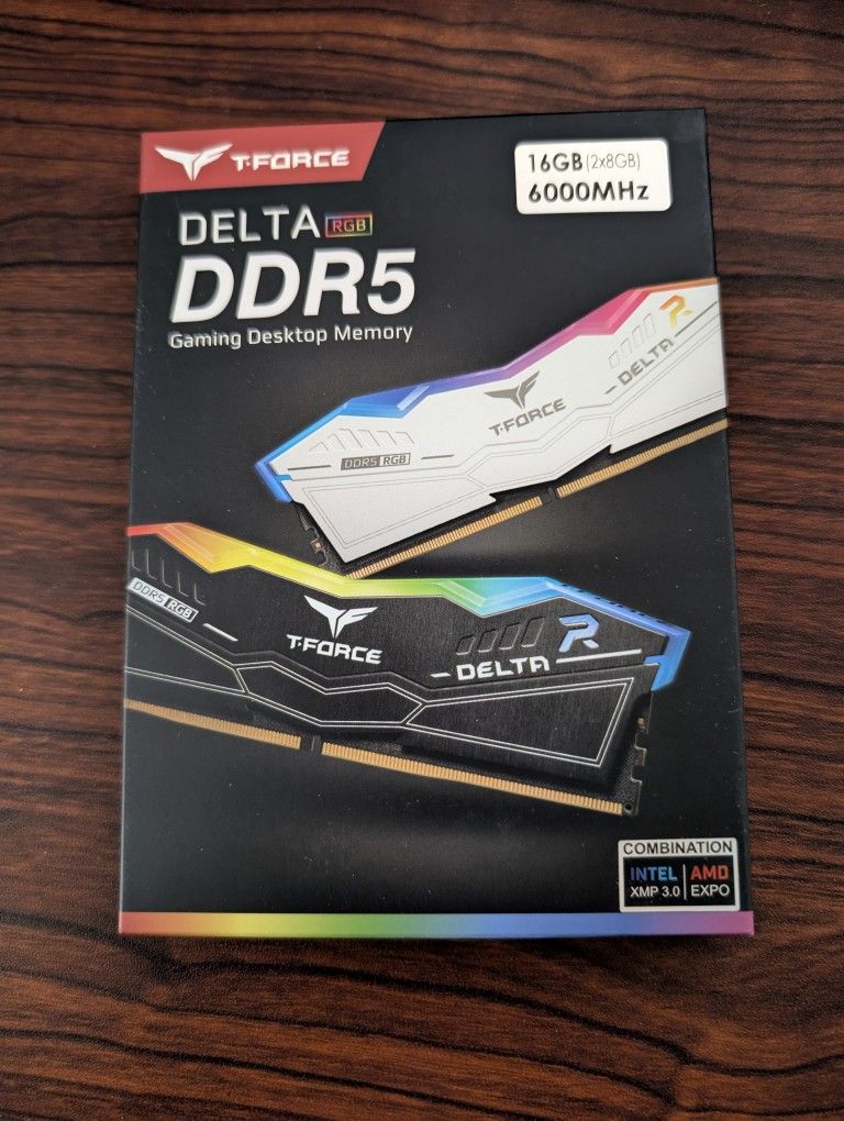 Tforce Delta 16GB (2 x 8GB) 6000mhz DDR5 RGB RAM