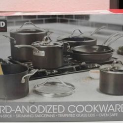  Kirkland Signature 12-piece Hard Anodized Cookware Set: Home &  Kitchen