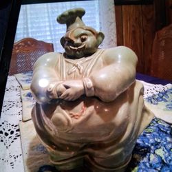 Cookie Jar Antique Green