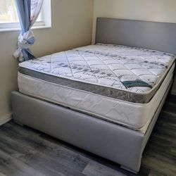 $399 Queen Bed Frame With Mattress And Box Spring Brand New Free Delivery 