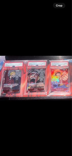 One piece  TCG psa 10 slabs