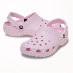 Pink Milk Crocs Size 7