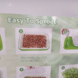 sprouting trays. 3pc each. 