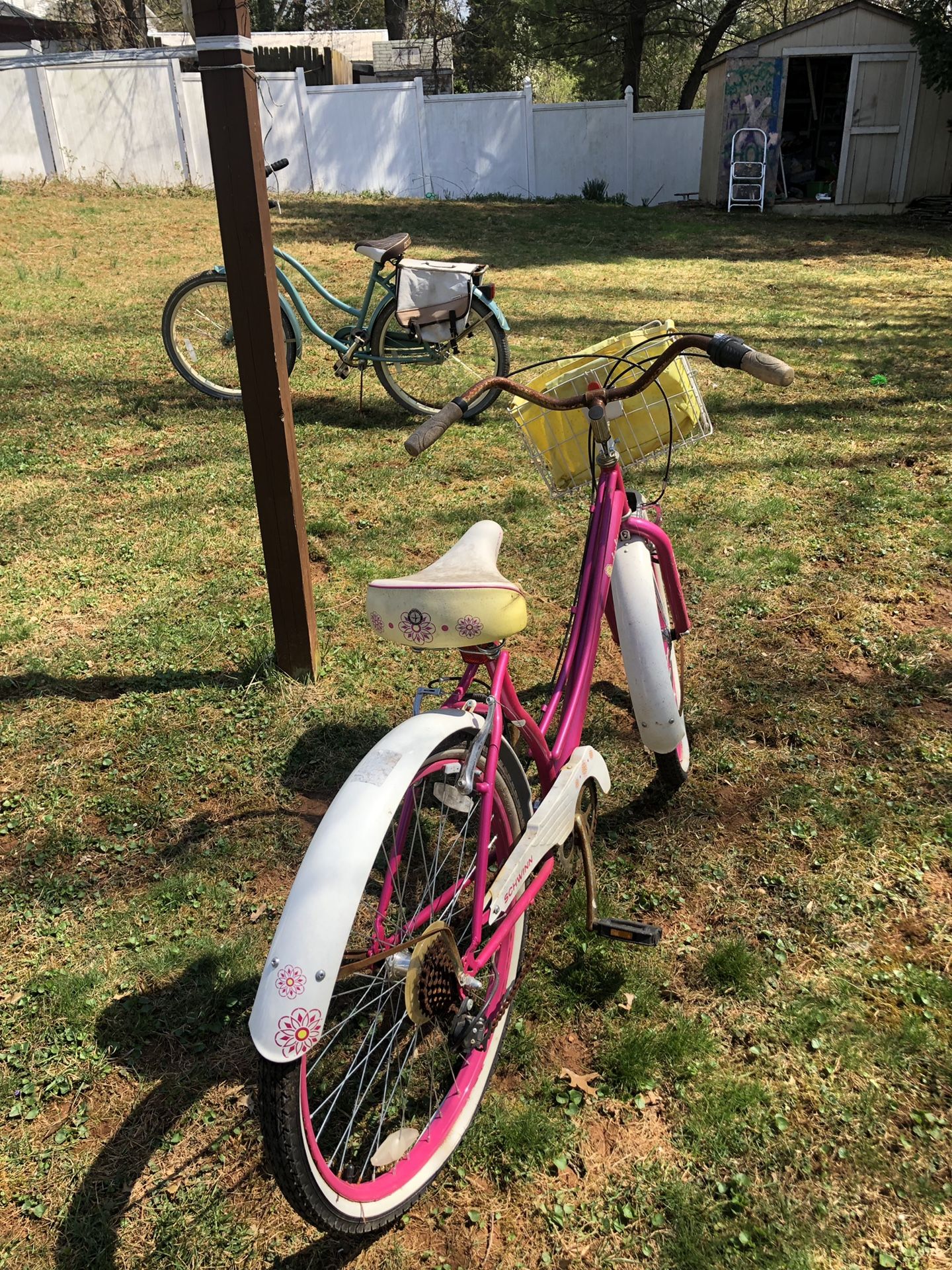 2 antique bikes for parts or fix