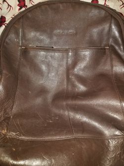 COACH LEATHER BACKPACK