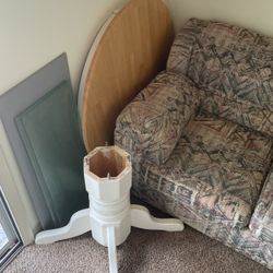 Oak Table with 3 matching chairs