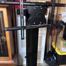 Glass and Metal TV Stand (For 70” or Larger)