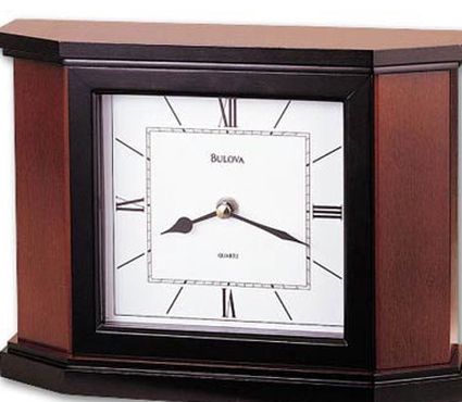 Bulova B1881 Holyoke Non-Chiming Mantel Clock