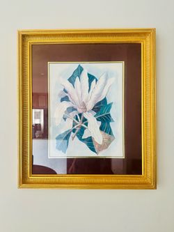 Beautiful art work magnolia frame