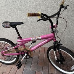 Pink BMX Bike