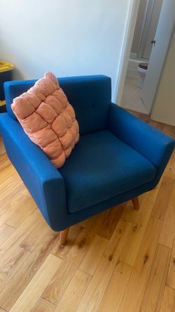 Accent Lounge Chair- Navy Blue