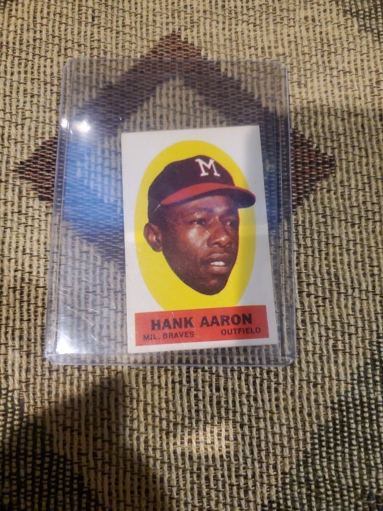 1963 Topps Peel Offs HOF Hank Aaron