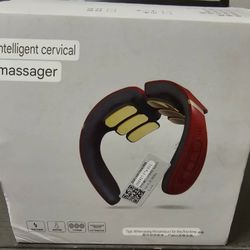 Intelligent Cervical Massager Electromagnetic Neck Massager- White